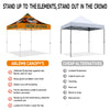 Food Canopy Tent-10x10 Canopies Pop Up Tents for for Mexican Food Vendors Serving Tacos
