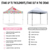 Custom 10x10 Canopy Tent with Company Logo for Tie-Dye Clothing