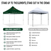Best Craft Show Tents-10x10 Tent with Canopy Attached for Fresh Wreaths & Garlands