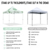 ABLEM8CANOPY Outdoor 10x10 Collapsible Tent Canopy for Boutique