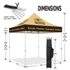 Food Vendor Tent-Bakery 10x10 Pop Up Canopy Tent