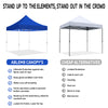 ABLEM8CANOPY 10x10 Pop Up Canopy Tent - Sapphire