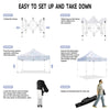 ABLEM8CANOPY 10x10 Bubble Tent Pop Up Canopy