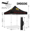 Tents for Food Vendors-10x10 Roasted Corn Outdoor Canopy and Tents