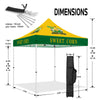 ABLEM8CANOPY 10x10 Sweet Corn Best Canopy Pop Up Tent