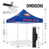 ABLEM8CANOPY Funnel Cakes 10x10 Canopy Pop Up Tent