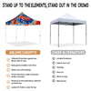 ABLEM8CANOPY 10x10 Pop Up Tie Dye Canopy Tent