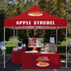 Outdoor Food Tent-Apple Strudel 10x10 Printed Canopy Tent