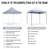 ABLEM8CANOPY 10x10 Pop Up Grey Canopy Tent