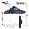 ABLEM8CANOPY Roasted Nuts 10x10 Pop Up Canopy Tent with Company Logo
