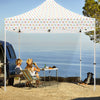 ABLEM8CANOPY 10x10 Pop Up Canopy Tent - Polka Dots